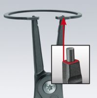 Прецизионные щипцы для стопорных колец (внешних), 130 мм, KNIPEX 49 21 A01 KN-4921A01