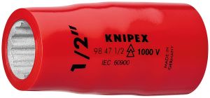 Сменные головки к торцевому ключу для винтов с шестигранной головкой KNIPEX 98 47 3/4" KN-98473_4 ― KNIPEX