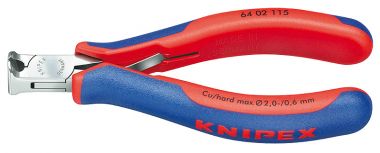 Кусачки торцевые для электроники  KNIPEX 64 02 115 KN-6402115 ― KNIPEX