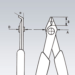 Electronic Super Knips Бокорезы прецизионные, губки 60°, 125 мм, в блистере KNIPEX 78 23 125 SB