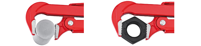 Клещи трубные, губки наклонены под углом 90°, 560 мм, KNIPEX 83 10 020 KN-8310020