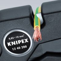 Автоматические клещи для удаления изоляции самонастраивающийся KNIPEX 12 40 200 SB 1240200SB