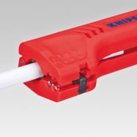 Универсальный инструмент для снятия оболочки с кабеля домовой и промышленной сети KNIPEX 16 90 130 SB KN-1690130SB