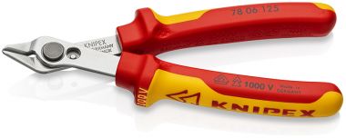 Бокорезы для электроники 125 мм VDE Super Knips KNIPEX KN-7806125 ― KNIPEX