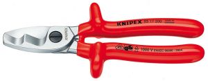 Ножницы для резки кабелей с двойными режущими кромками KNIPEX 95 17 200  KN-9517200 ― KNIPEX
