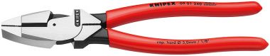 Клещи с токоведущим кабелем "Lineman’s Pliers", 240 мм, KNIPEX 09 01 240 KN-0901240 ― KNIPEX