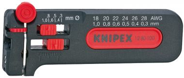 Съемник изоляции модель Mini KNIPEX 12 80 100 SB KN-1280100SB ― KNIPEX