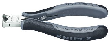 Кусачки торцевые для электроники KNIPEX 64 12 115 ESD KN-6412115ESD ― KNIPEX