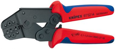 Клещи зажимные для опрессовки, укороченная конструкция KNIPEX 97 52 14 KN-975214 ― KNIPEX