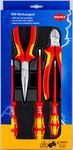 Набор электроизолированных инструментов VDE с 3 отвертками WERA KNIPEX 00 20 13