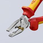 Плоскогубцы комбинированные особой мощности VDE, 180 мм, в блистере KNIPEX 02 06 180 SB