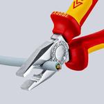 Плоскогубцы комбинированные, хромированные 160 мм KNIPEX 0306160SB
