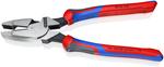 Клещи с токоведущим кабелем "Lineman’s Pliers", 240 мм, KNIPEX \t09 02 240