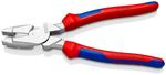 Плоскогубцы электромонтажные Lineman's Pliers L-240 мм, хром, 2К ручки KNIPEX 09 05 240