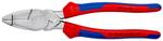 Плоскогубцы электромонтажные, зона обжима Lineman's Pliers L-240 мм, хром, 2К ручки KNIPEX 09 15 240