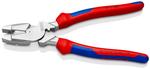 Плоскогубцы электромонтажные, зона обжима Lineman's Pliers L-240 мм, хром, 2К ручки KNIPEX 09 15 240