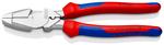 Плоскогубцы электромонтажные, зона обжима Lineman's Pliers L-240 мм, хром, 2К ручки KNIPEX 09 15 240