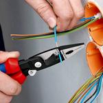 Клещи электромонтажные, 6-в-1, зачистка: 0.75 - 1.5 + 2.5 мм² KNIPEX 1392200SB