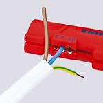 Инструмент для снятия оболочки с плоского и круглого кабеля KNIPEX 16 64 125 SB
