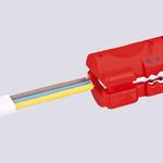 Инструмент для снятия оболочки с плоского и круглого кабеля KNIPEX 16 64 125 SB