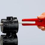 Стриппер для работы в труднодоступных местах, 175мм KNIPEX 1680175SB