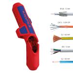 Универсальный инструмент для удаления оболочки KNIPEX ErgoStrip 16 95 01 SB