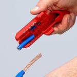 Универсальный инструмент для удаления оболочки KNIPEX ErgoStrip 16 95 01 SB