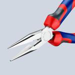 Длинногубцы с режущими кромками, 160 мм KNIPEX 25 05 160 SB