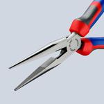 Плоские круглогубцы с режущими кромками 200 KNIPEX 2612200TBK