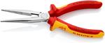 Плоские круглогубцы с режущими кромками, хромированные 200 мм KNIPEX 2616200TBK