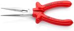 Круглогубцы с плоскими губками с режущими кромками, 200 мм, KNIPEX 26 17 200