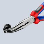 Круглогубцы с плоскими губками с режущими кромками, 200 мм, KNIPEX 26 22 200