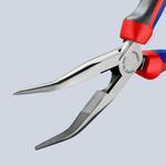 Длинногубцы с режущими кромками, губки 40°, 200 мм KNIPEX 26 22 200 SB