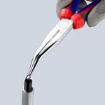 Круглогубцы с плоскими губками с режущими кромками, 200 мм, KNIPEX 26 25 200