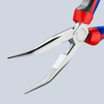 Длинногубцы с режущими кромками, губки 40°, 200 мм KNIPEX 26 25 200 SB