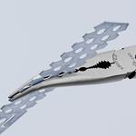 Плоскогубцы монтажные юстировочные, для труднодоступных мест, губки 45°, 280 мм KNIPEX 28 81 280 SB