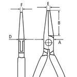 Круглогубцы захватные для электроники, 115 мм, в блистере KNIPEX 35 32 115 SB