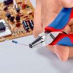 Плоскогубцы монтажные для электроники, 130 мм, KNIPEX 36 12 130