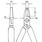 Плоскогубцы монтажные для электроники, 125 мм, KNIPEX 36 22 125
