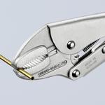 Зажим ручной, круг 40 мм, квадрат 20 мм, под ключ KNIPEX 41 04 250 SB