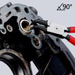 Щипцы для внутренних стопорных колец, губки 90°, Ø 19-60 мм, 170 мм KNIPEX 44 21 J21 SB