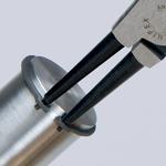 Щипцы для внешних стопорных колец, прямые губки, Ø 19-60 мм, 180 мм KNIPEX 46 11 A2 SB
