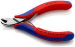 Кусачки торцевые для электроники, маленькая фаска, губки 27°, 115 мм KNIPEX 64 42 115 SB