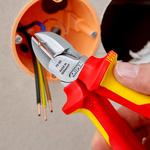 Кусачки боковые хромированные 160 мм KNIPEX 7006160SB