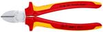 Кусачки боковые хромированные 180 мм KNIPEX 7006180TBK
