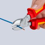 Кусачки боковые особой мощности, хромированные 200 мм KNIPEX 7406200TBK