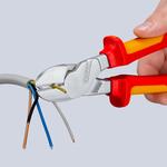 Кусачки боковые особой мощности хромированные 250 мм KNIPEX 7406250TBK