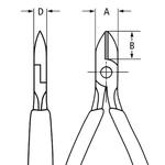 Бокорезы для электроники KNIPEX 75 52 125