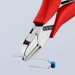 Бокорезы для электроники, округлая головка, 115 мм KNIPEX 77 01 115 SB