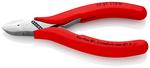 Бокорезы для электроники, круглая головка, без фаски KNIPEX 7721115N